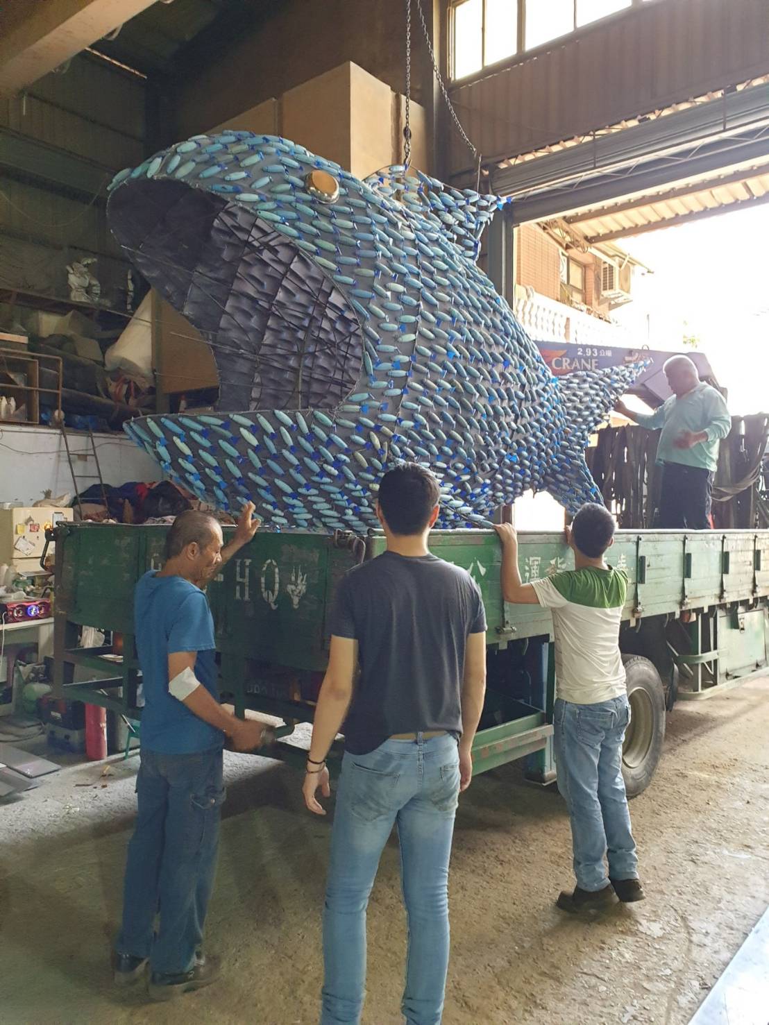 旗津黑沙雕塑的第3張圖片